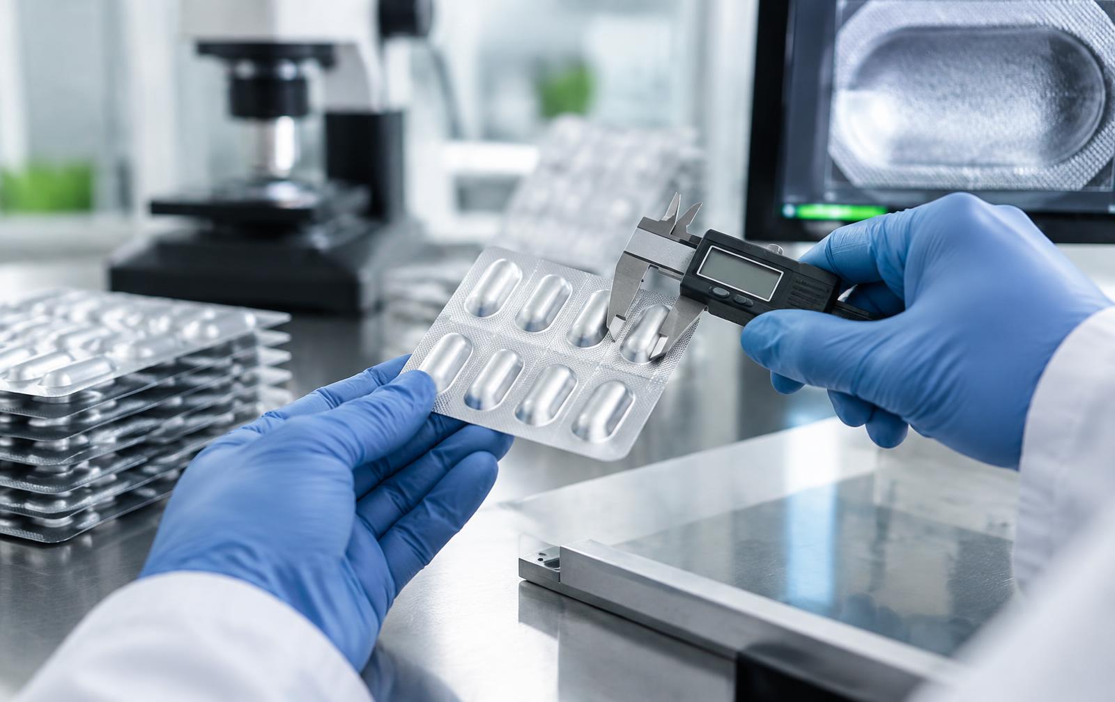Quality inspection of pharmaceutical blister foil